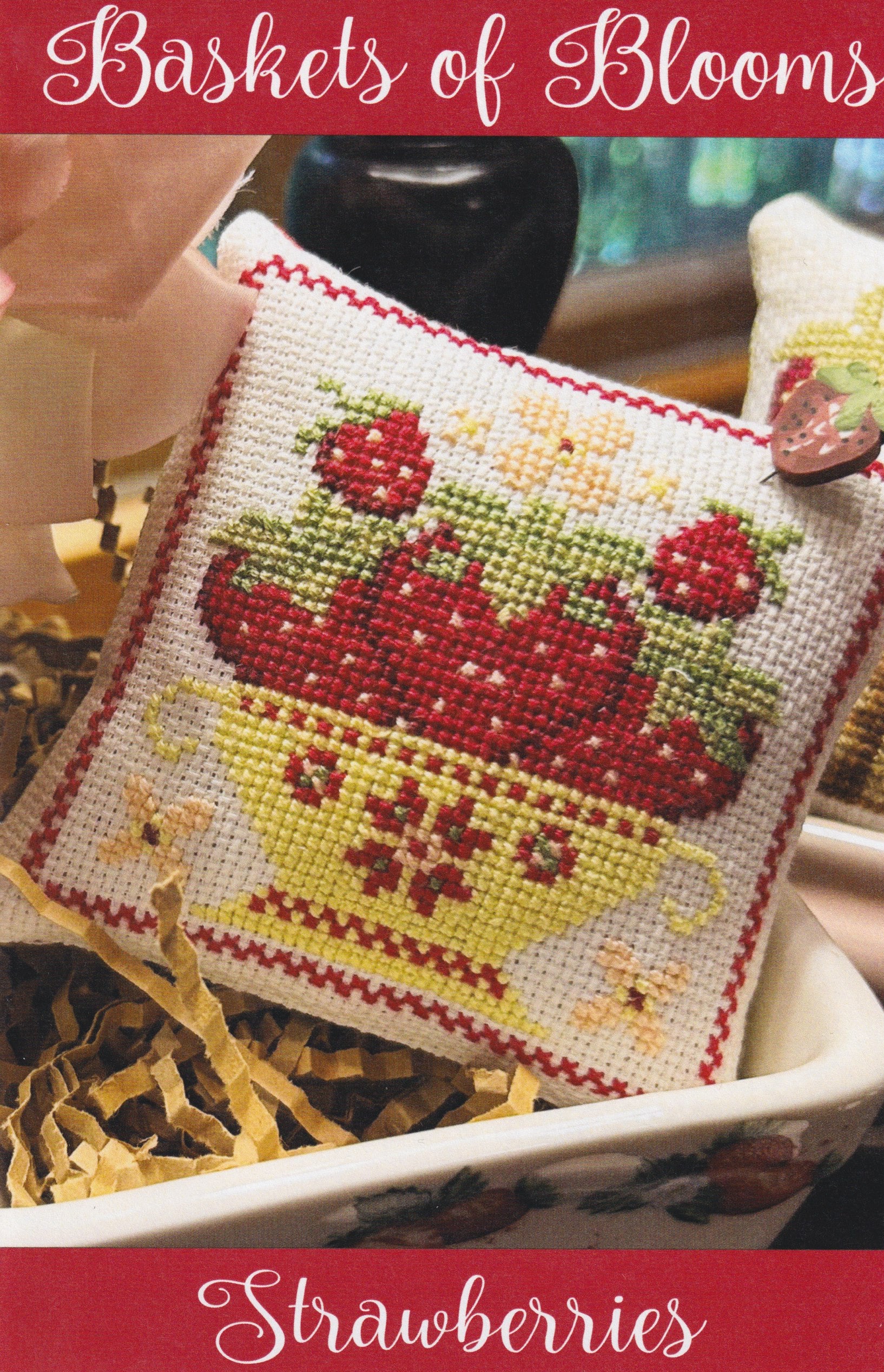 Baskets of Blooms- Strawberries by Anabella's