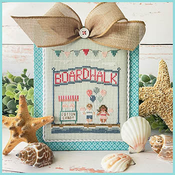 Beach Boardwalk "Boardwalk Sign" by Country Cottage Needleworks