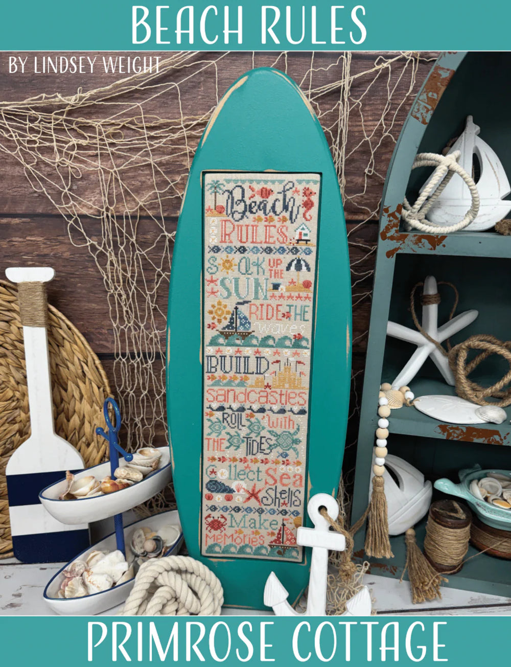 Beach Rules by Primrose Cottage Stitches