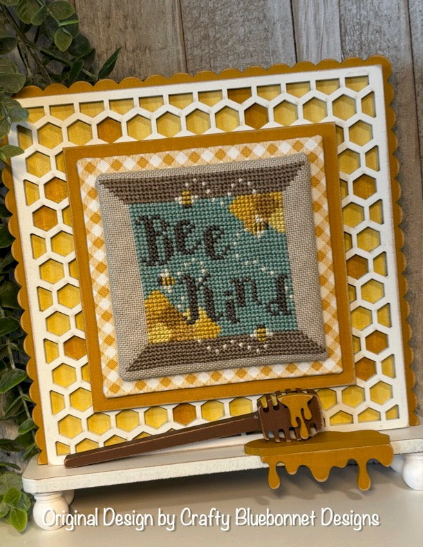 Bee Kind Spool - Crafty Bluebonnet Designs - Preorder - BeStitchMe