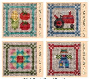 Bee in My Bonnet Stitch Cards Set B by It's Sew Emma