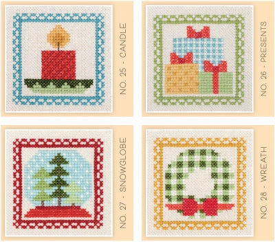 Bee in My Bonnet Stitch Cards Set G by It's Sew Emma