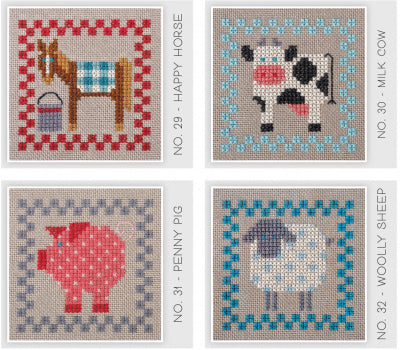 Bee in My Bonnet Stitch Cards Set H by It's Sew Emma