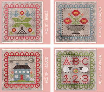 Bee in My Bonnet Stitch Cards Set O by It's Sew Emma