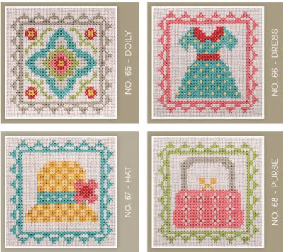 Bee in My Bonnet Stitch Cards Set Q by It's Sew Emma