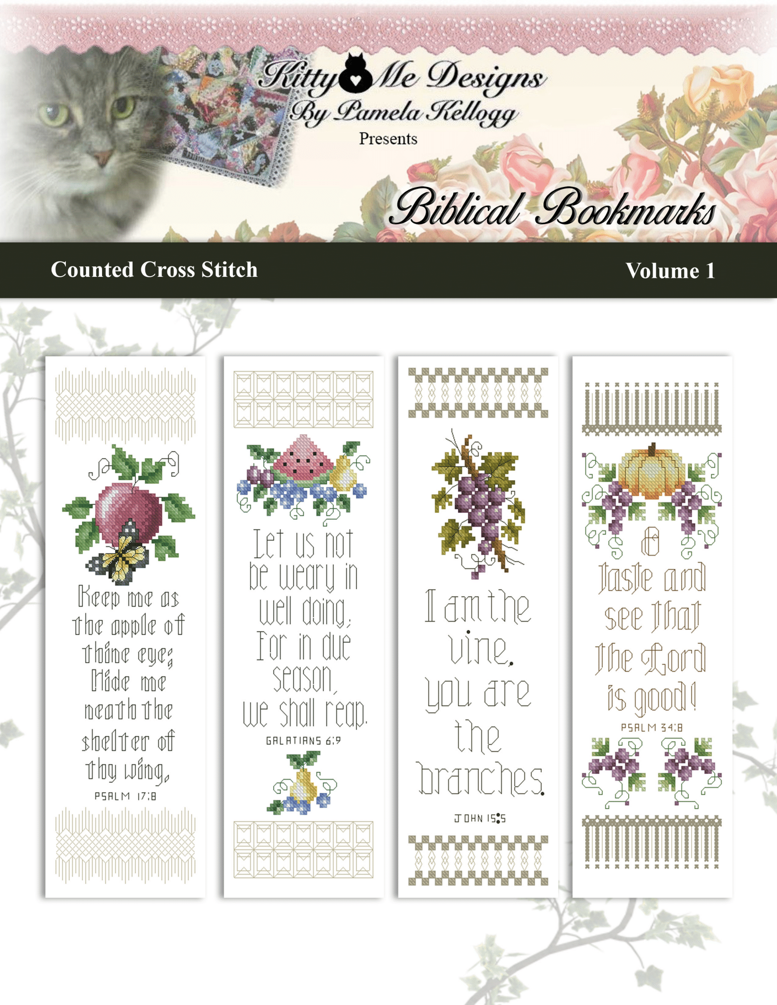 Biblical Bookmarks Volume 1 by Kitty and Me Designs