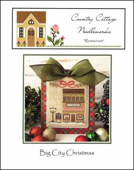 Big City Christmas Restaurant by Country Cottage Needleworks