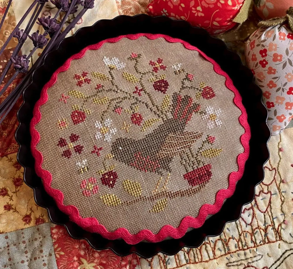 Bird and Berry Tart by Blueberry Ridge Design