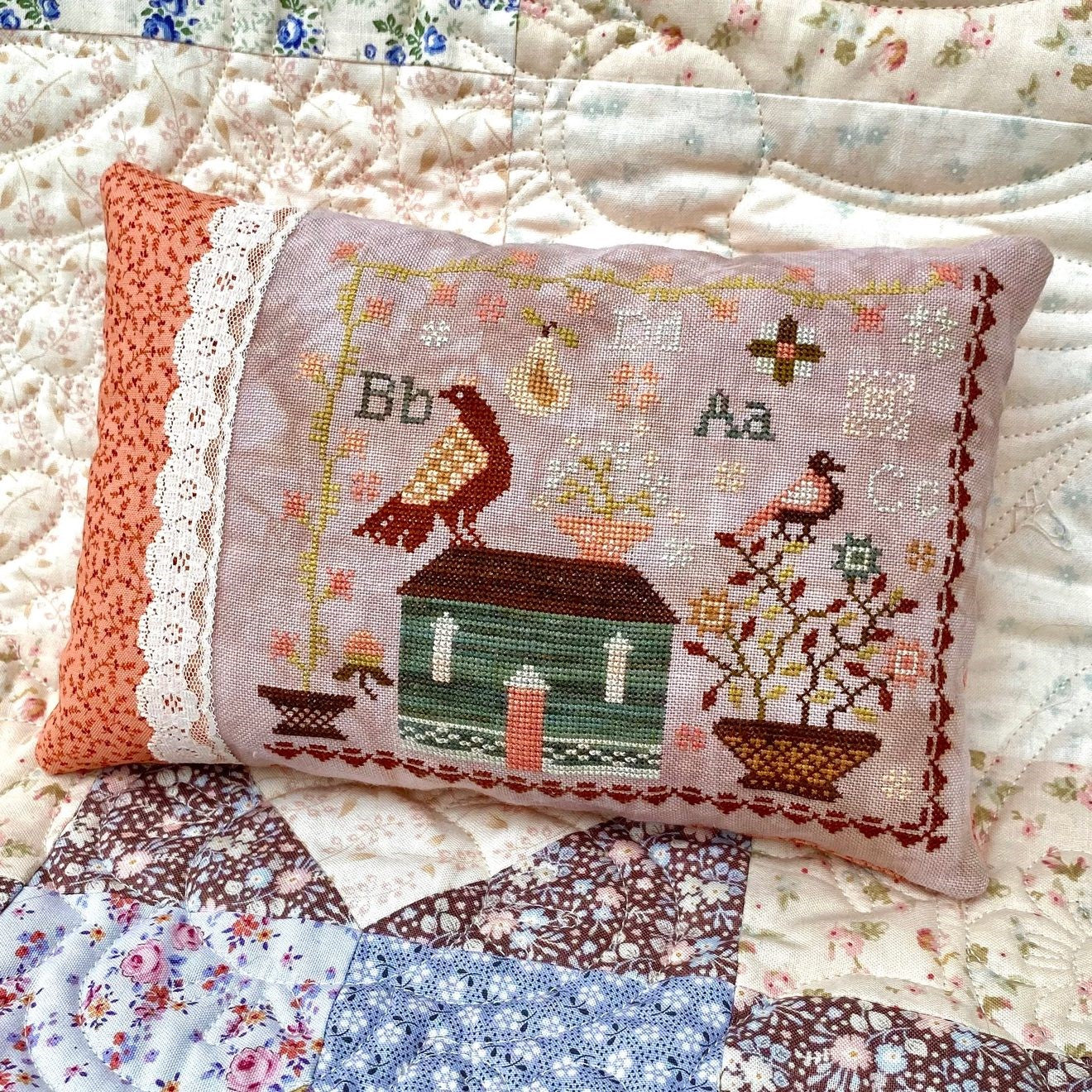 Birds and Blossoms Sampler by Blueberry Ridge Design