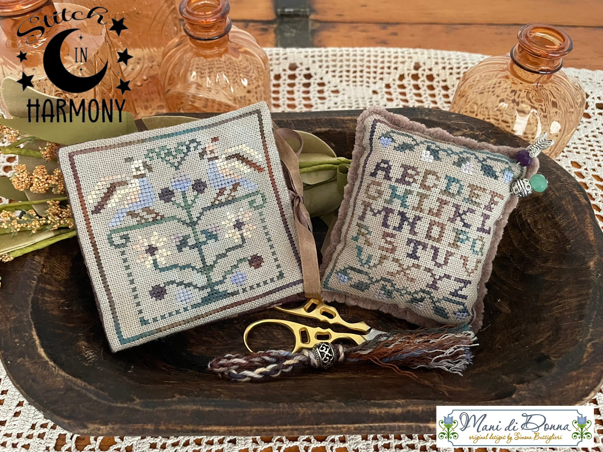 Birds in Harmony Sewing Set by Mani di Donna - Preorder