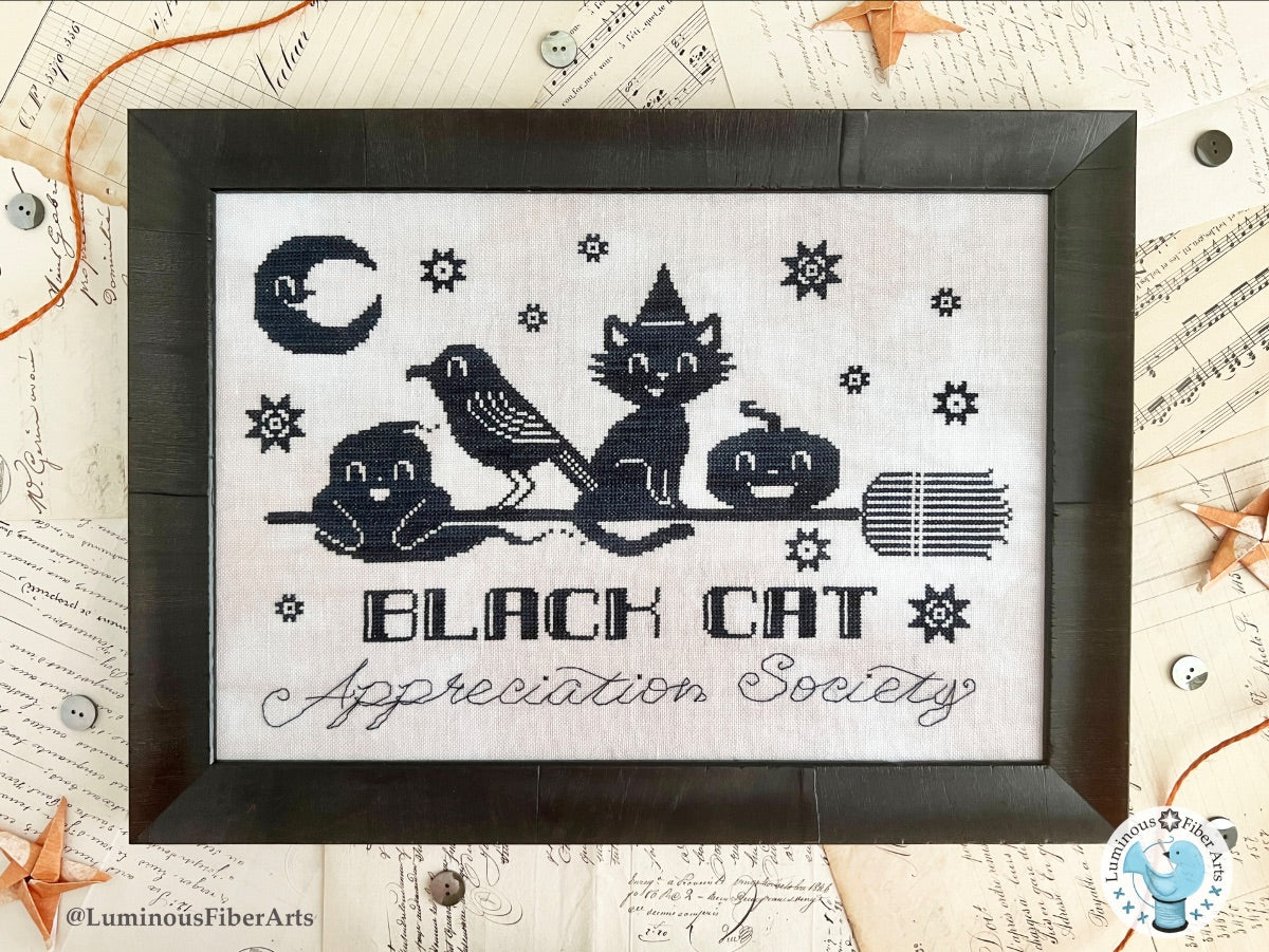 Black Cat Appreciation Society by Luminous Fiber Arts