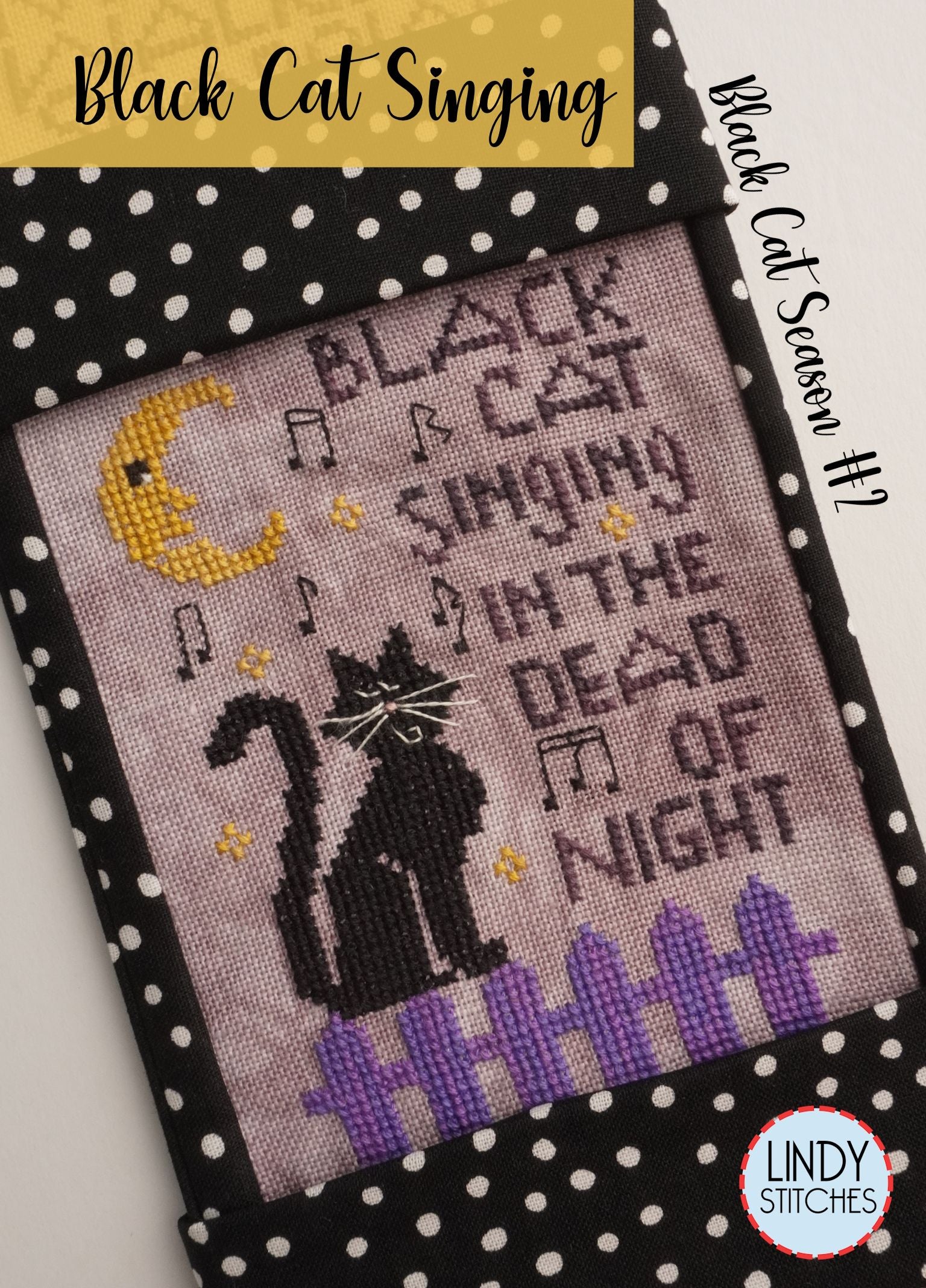 Black Cat Singing Black Cat Season 2 by Lindy Stitches