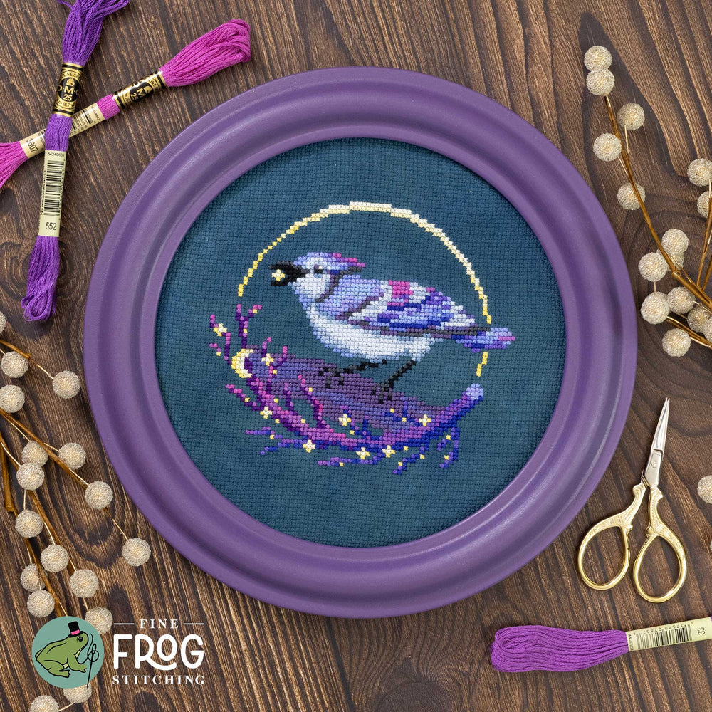 Bluejay Star-Picker - Fine Frog Stitching - Preorder - BeStitchMe