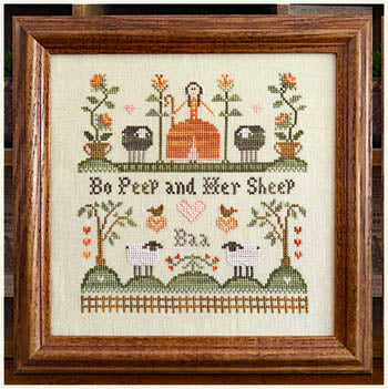 Bo Peep and Her Sheep by Little House Needleworks