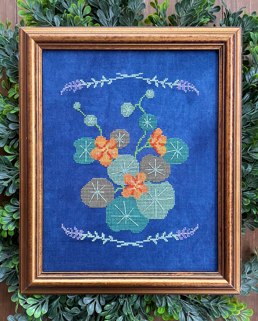 Botanical Study No. 3 Nasturtiums by Petal Pusher