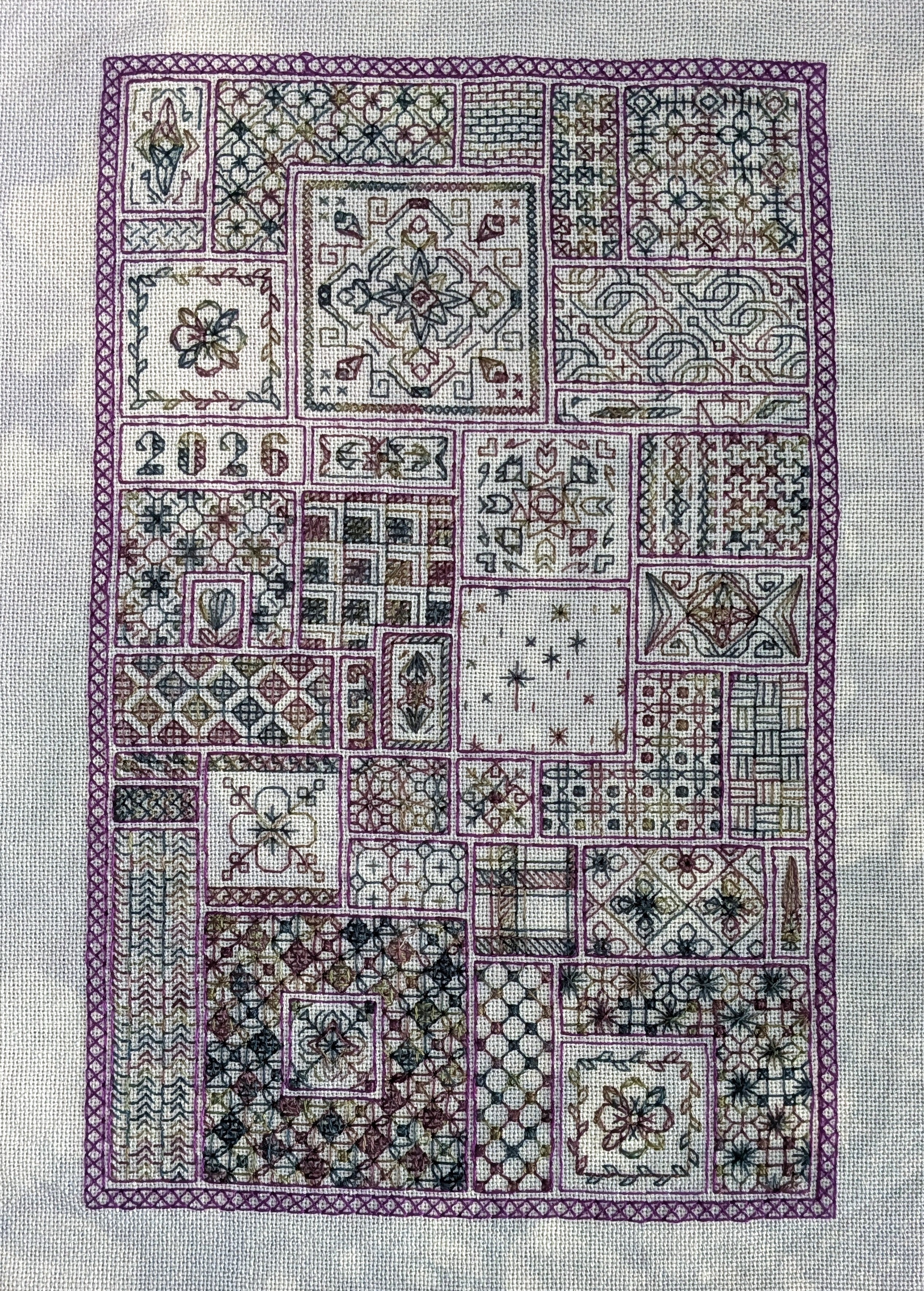 Box It Up Sampler by Unseamly Stitches - Preorder