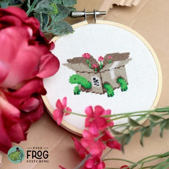 Box Turtle by Fine Frog Stitching