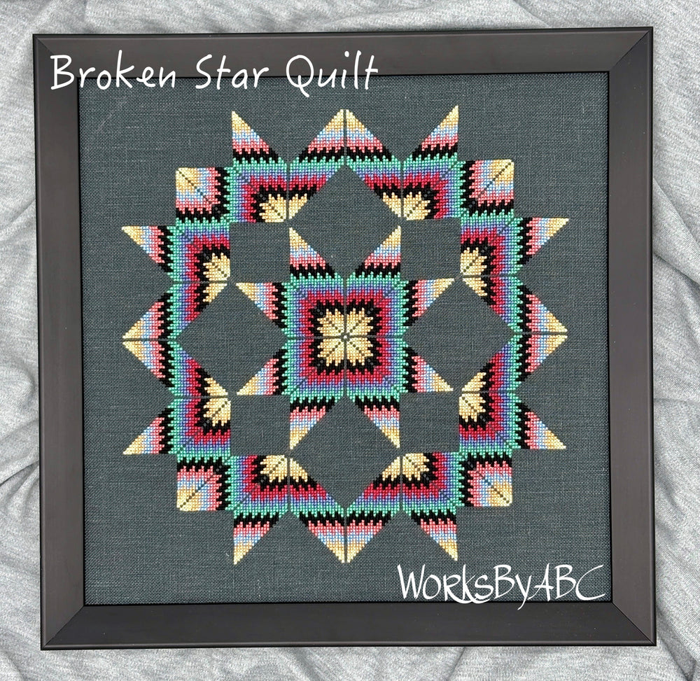 Broken Star Quilt by WorksbyABC
