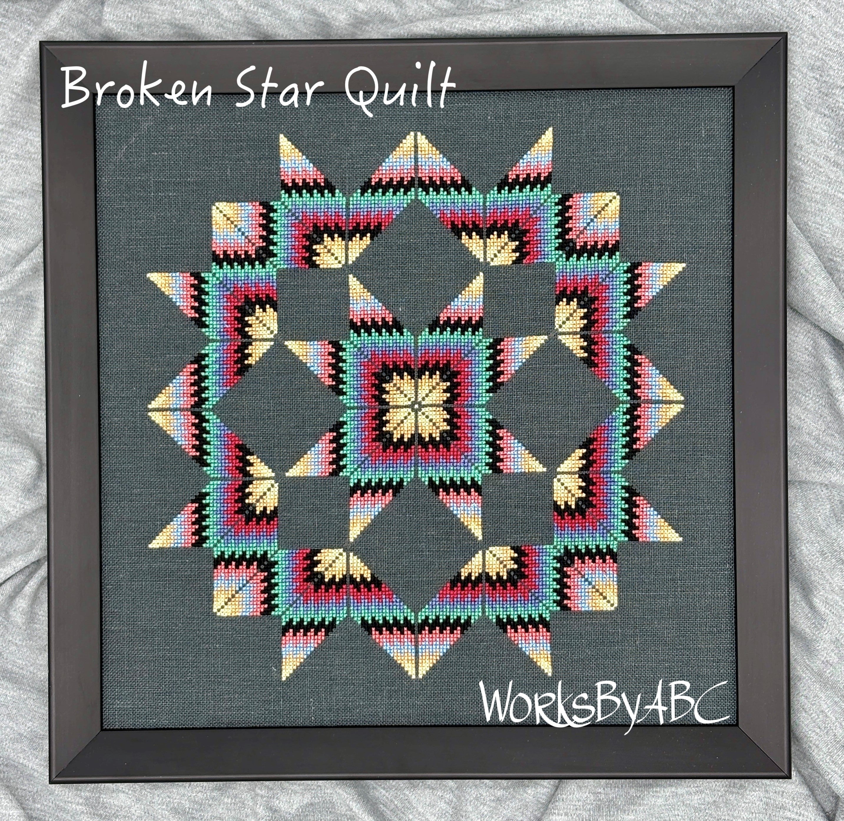 Broken Star Quilt by WorksbyABC