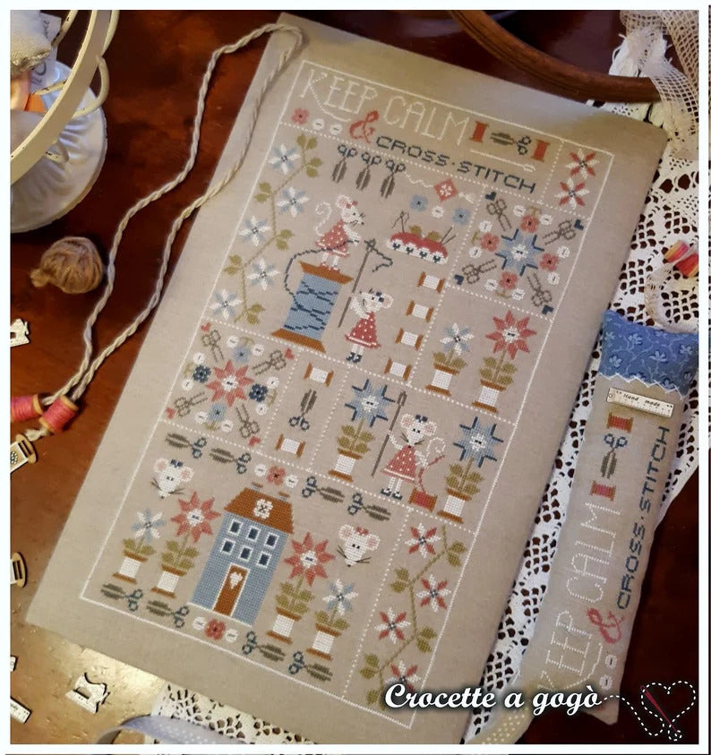 Keep Calm and Cross Stitch by Crocette a gogo