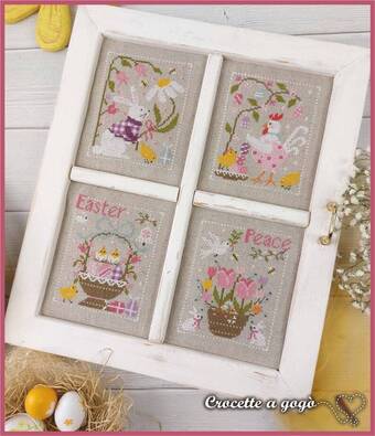 La Finestra Di Pasqua - Eve of Easter Window by Crocette a gogo
