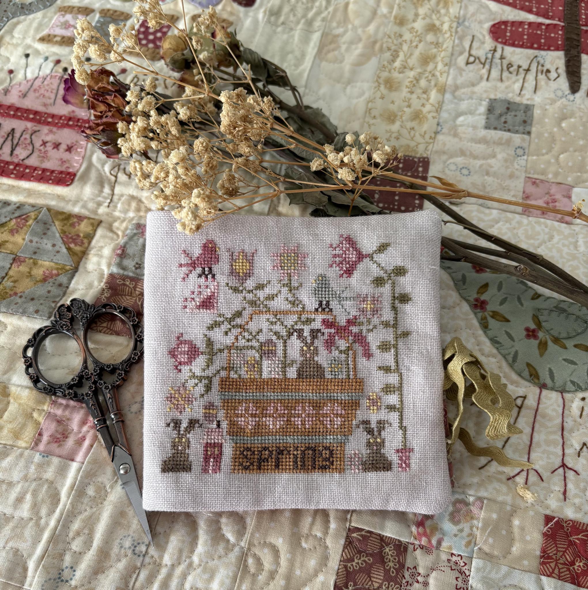 Chocolate Bunnies Needle Book - Pansy Patch Quilts & Stitchery - Preorder - BeStitchMe
