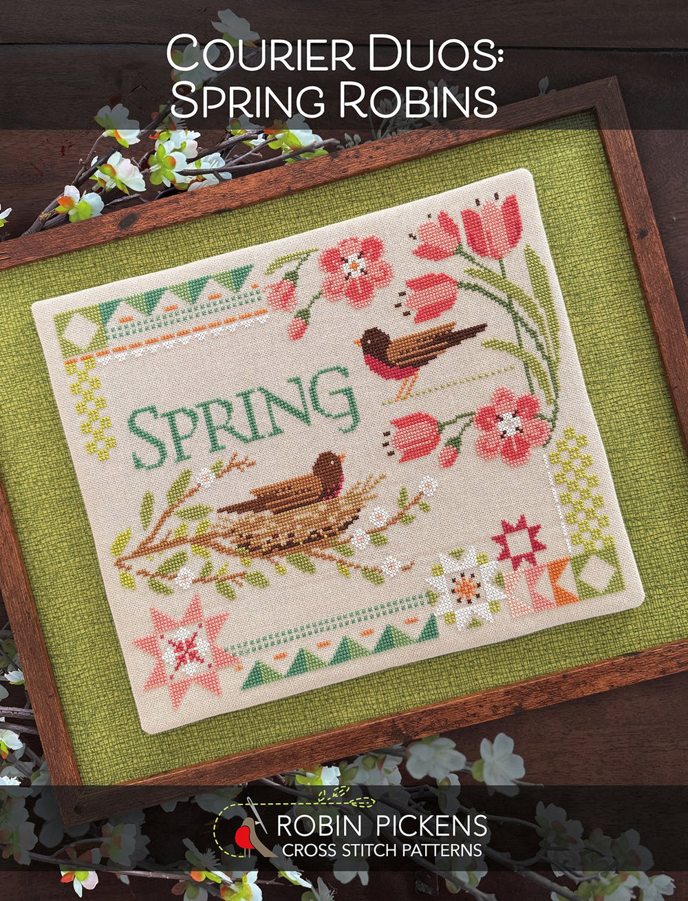 Courier Duos Spring Robins - Robin Pickens - Preorder - BeStitchMe