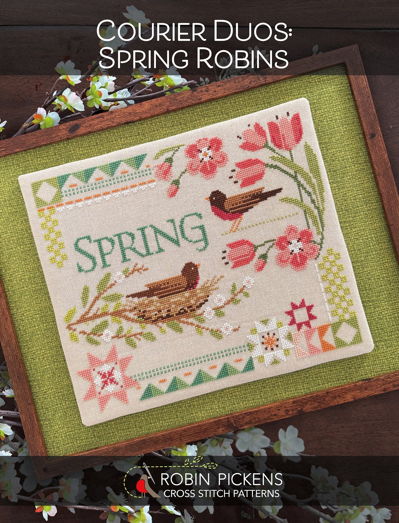 Courier Duos Spring Robins - Robin Pickens - Preorder - BeStitchMe