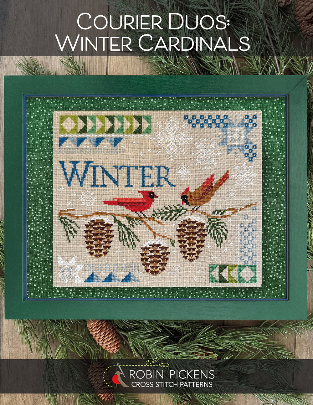 Courier Duos Winter Cardinals - Robin Pickens - Preorder - BeStitchMe