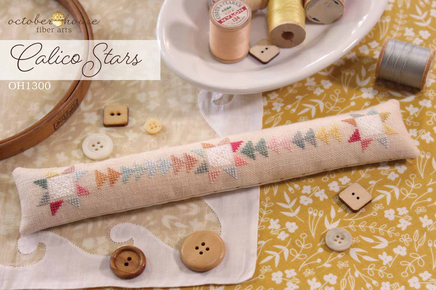 Calico Stars - October House Fiber Arts - Preorder - BeStitchMe