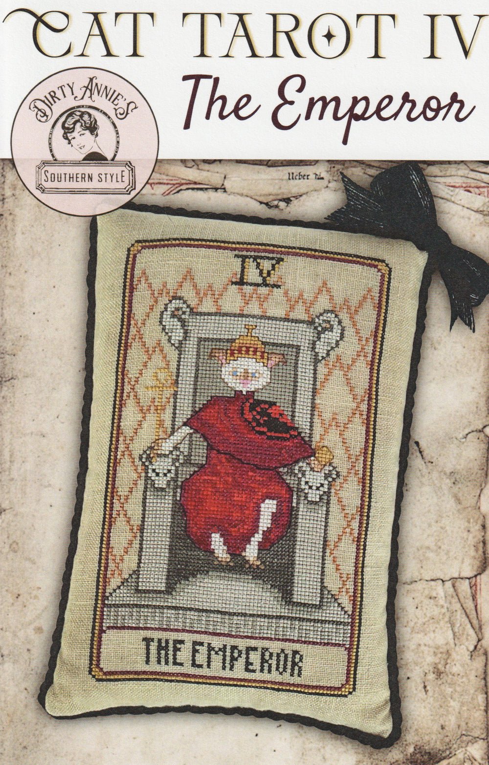 Cat Tarot IV The Emperor by Dirty Annie's Southern Style