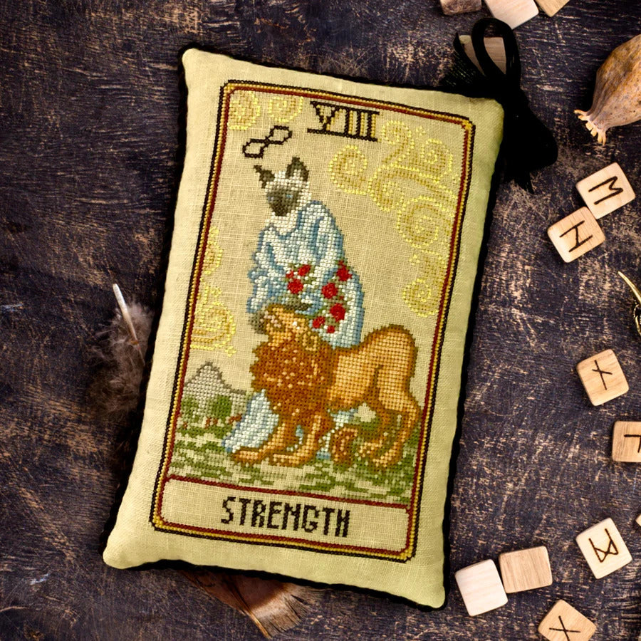 Cat Tarot VIII Strength by Dirty Annie's