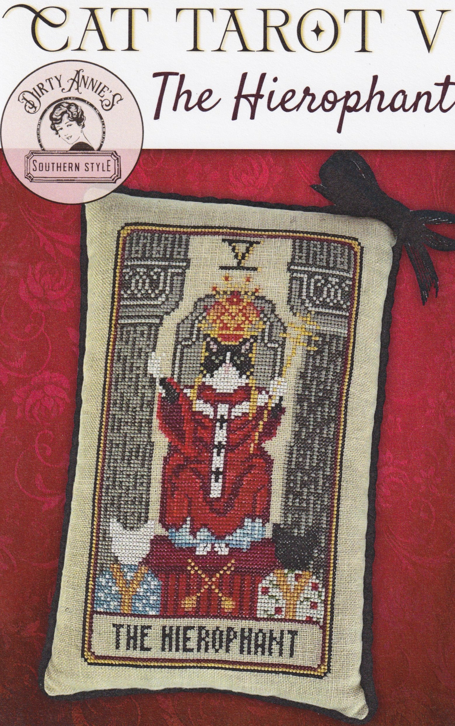 Cat Tarot V The Hierophant by Dirty Annie's Southern Style