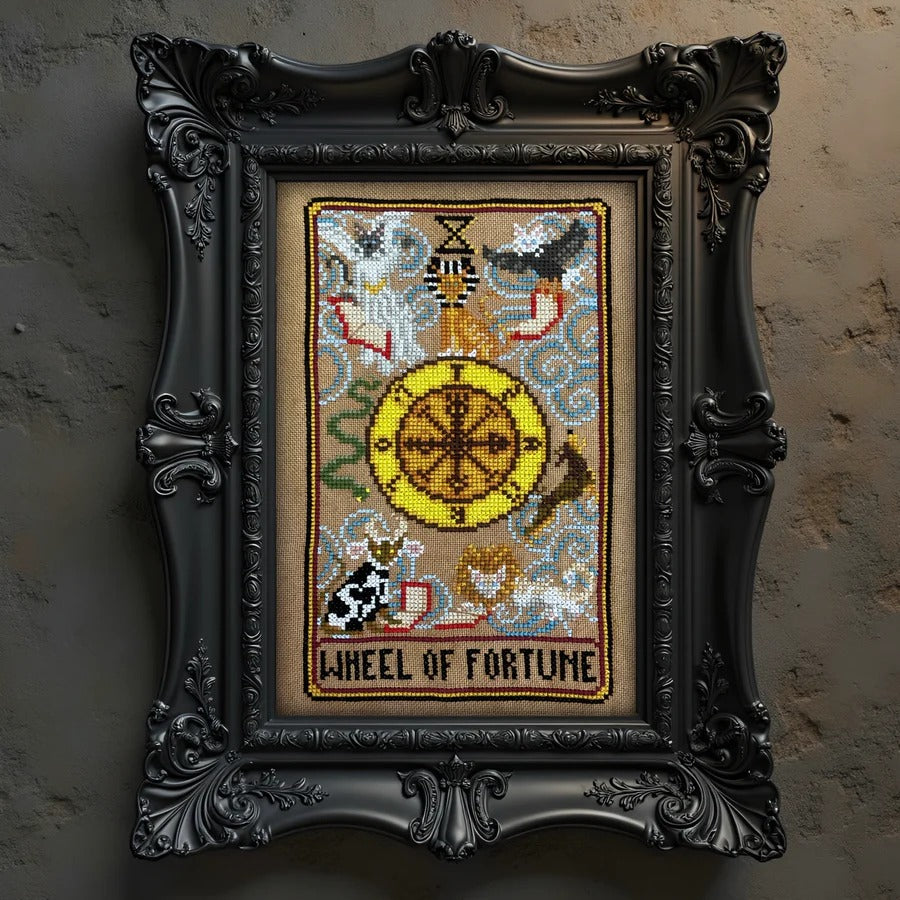 Cat Tarot V Wheel of Fortune by Dirty Annie's Southern Style