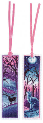 Cat and Deer Bookmarks by Vervaco