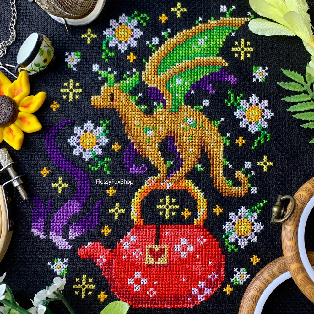 Chamomile the Tea Dragon by Flossy Fox Shop