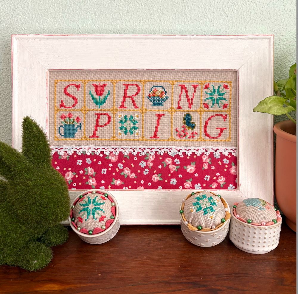 Checkered Spring - Petal Pushers - Preorder - BeStitchMe