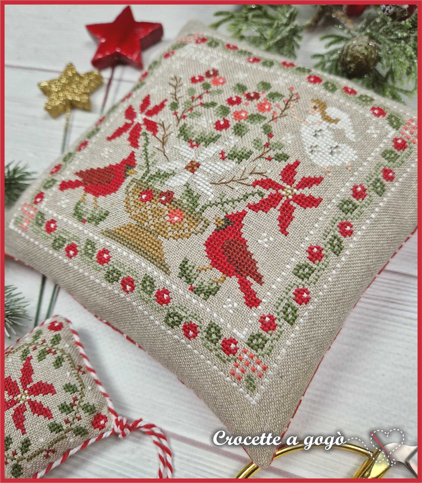 Christmas Basket by Crocette a gogo