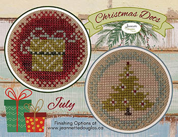 Christmas Dots July by Jeanette Douglas Designs