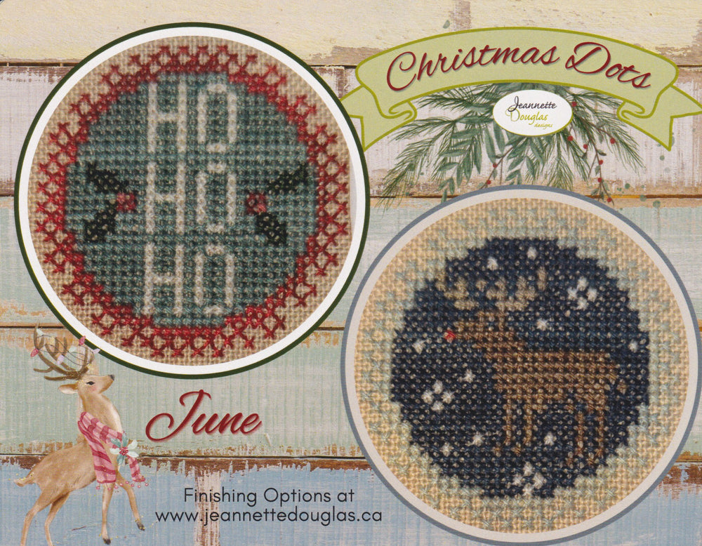 Christmas Dots June by Jeanette Douglas Designs
