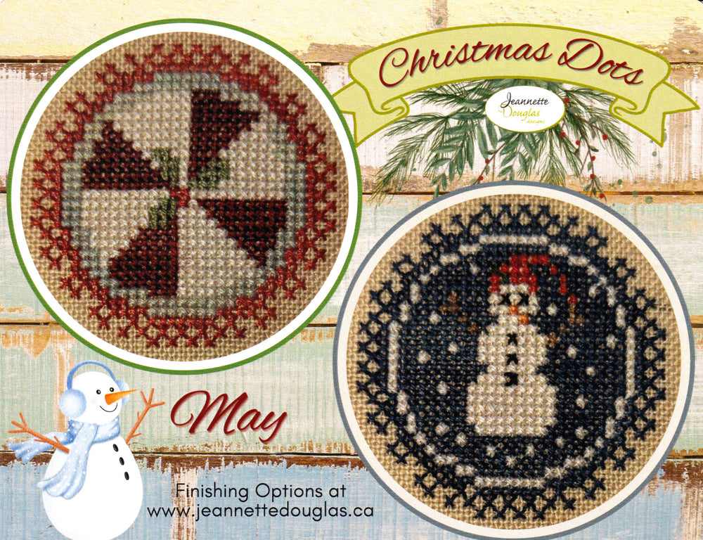 Christmas Dots May by Jeanette Douglas Designs