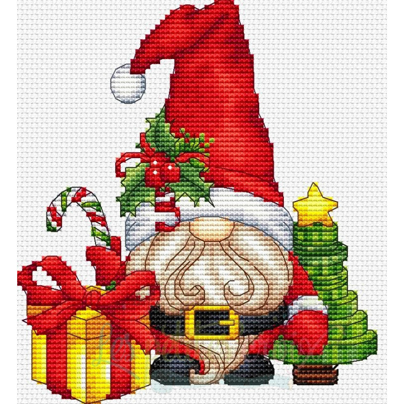 Christmas Father Gnome by Les Petites Croix