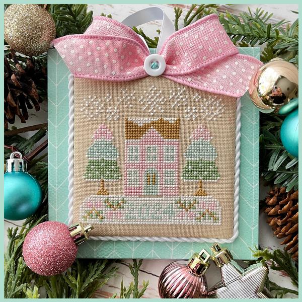 Christmas House Pastel Collection by Country Cottage Needleworks