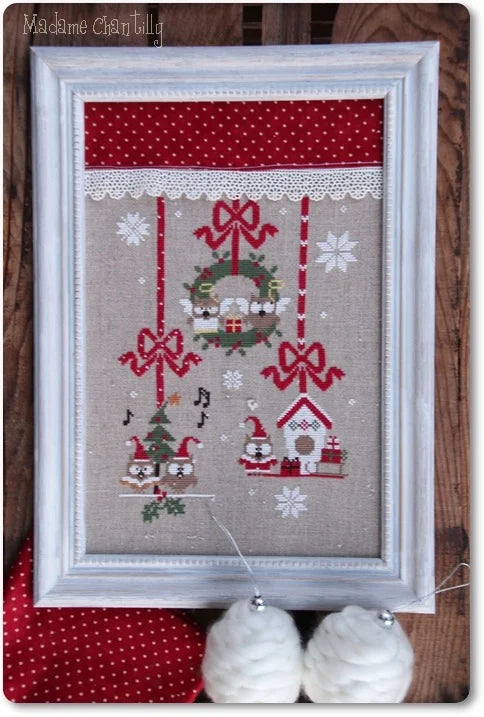 Christmas Owls by Madame Chantilly