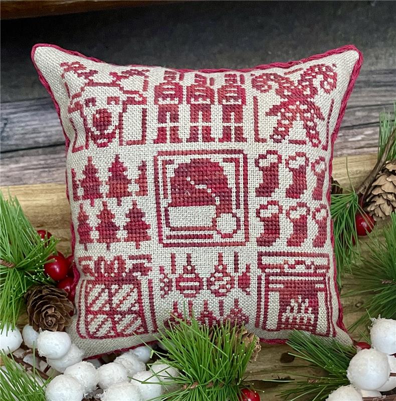 Christmas Pillow by Flossabilities