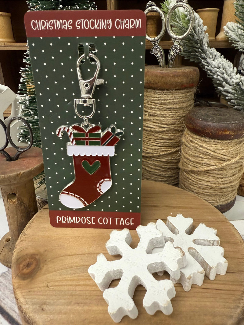 Christmas Stocking Charm by Primrose Cottage