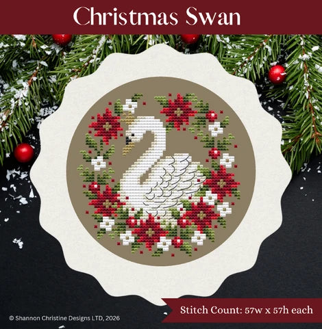 Christmas Swan by Shannon Christine Designs - Preorder