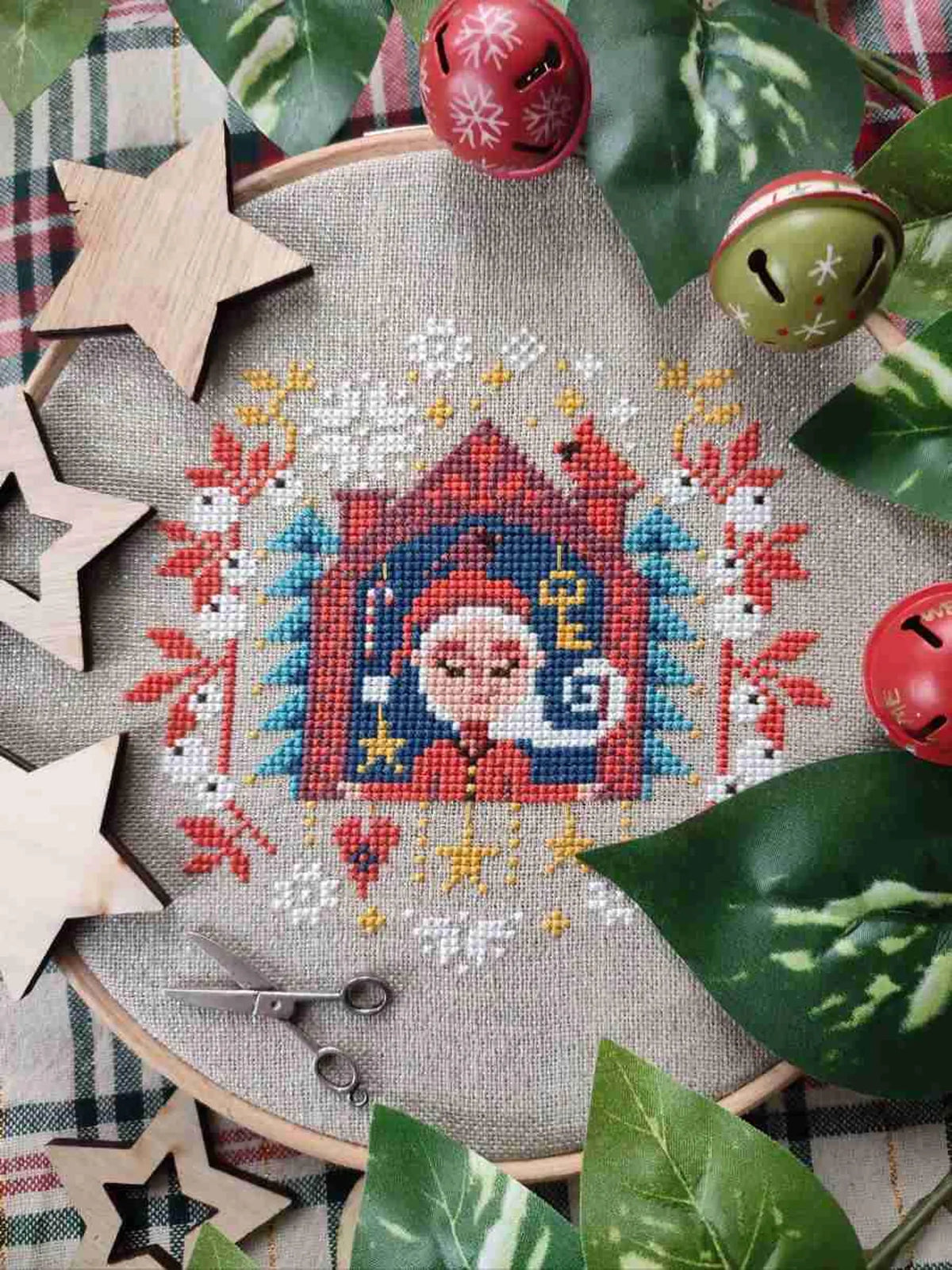 Christmas Window by Barbara Ana Designs