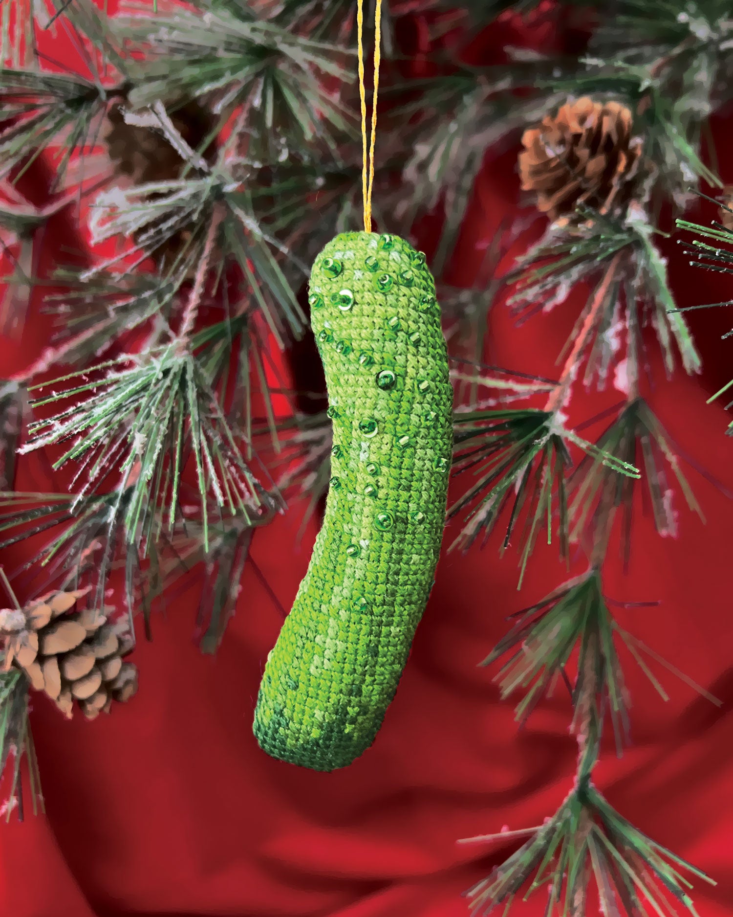 Christmas Pickle - partial kit - Satsuma Street - Preorder - BeStitchMe