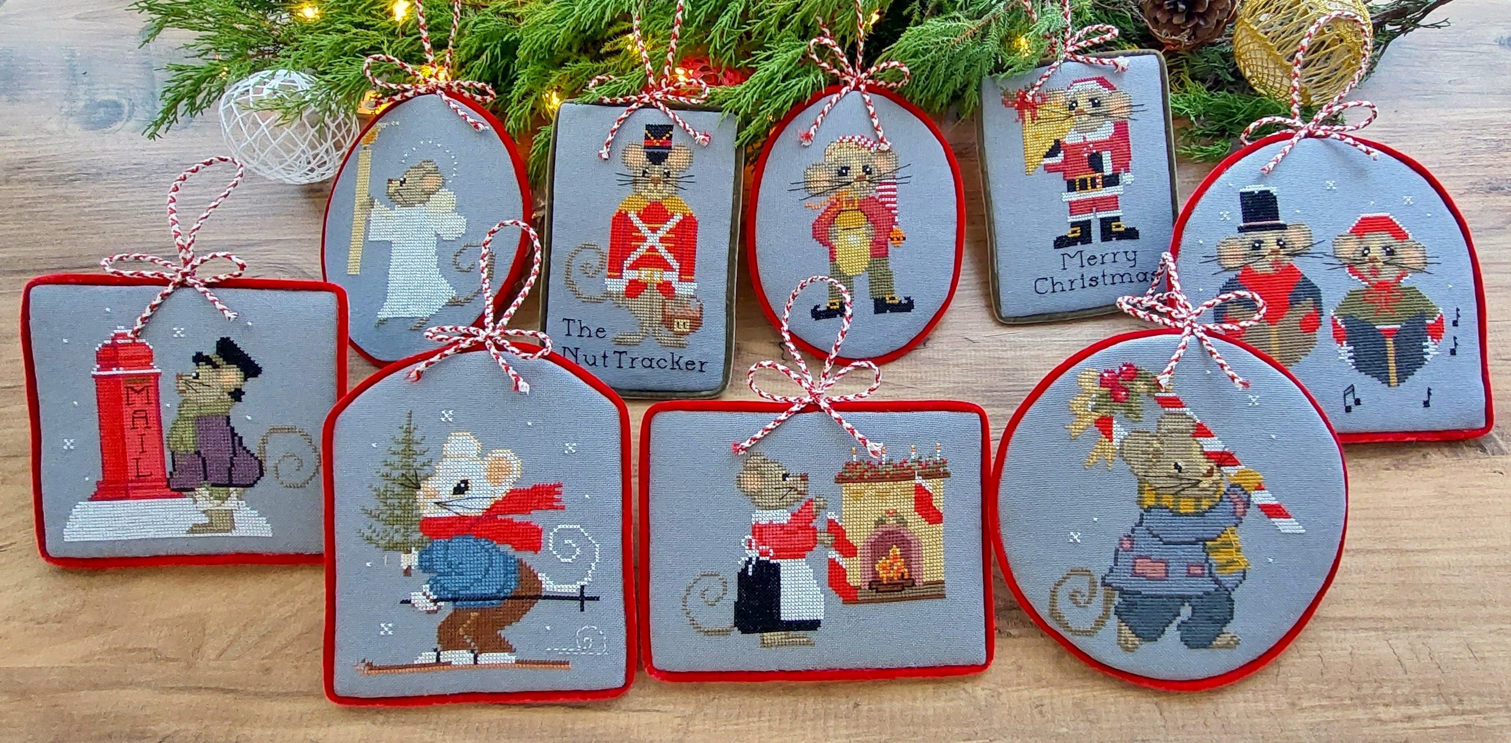 Christmice Ornaments 2023 by Twin Peak Primitives